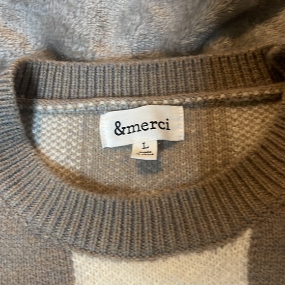 &Merci Ribbed Sweater Large - Picture 2 of 7